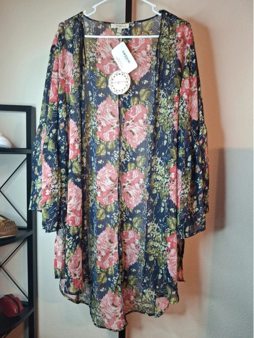Umgee Women's Floral Kimono NWT size XL/1XL